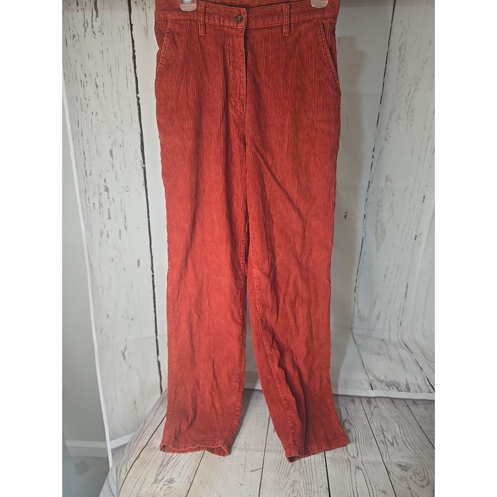 Woolrich Corduroy‎ 1964 Pants Women's 8 Rust Colored High Rise Preppy Pants